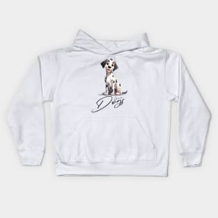 Dalmatian Dog Kids Hoodie